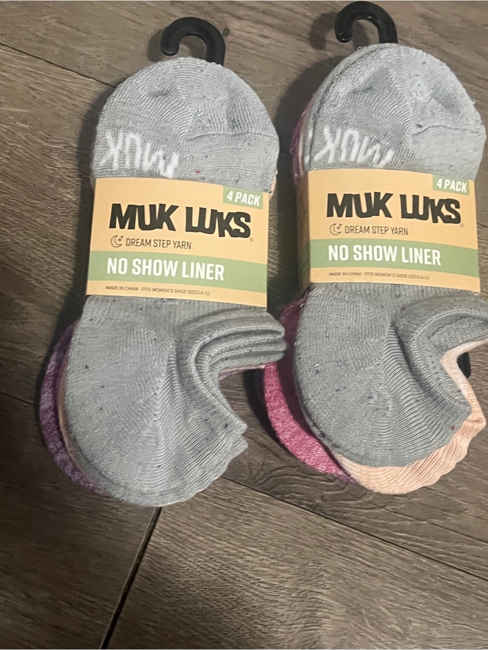 8 Pairs Muk Luks No Show Liner Socks Size 6-11 New